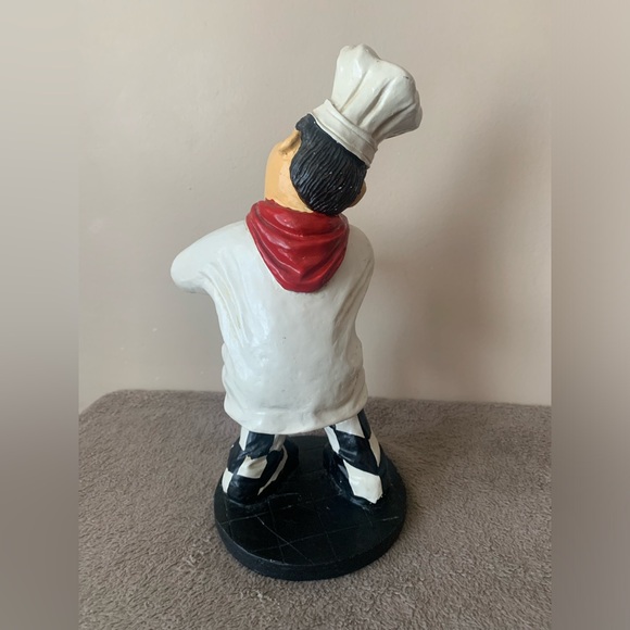 VINTAGE 13” Chef Figurine Italian Kitchen Food Restaurant Peter MOOK Collectible - Picture 4 of 9